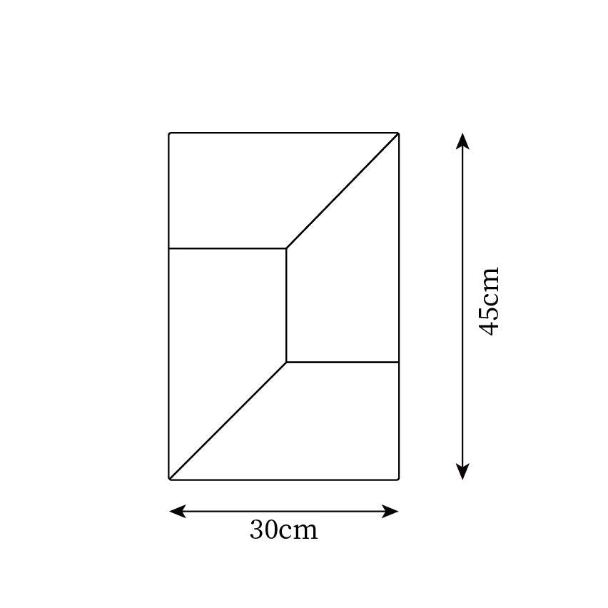 Wandlamp 3D Geometrische panelen gelaagde lichtkunst Afstandsbediening dimmen Modern