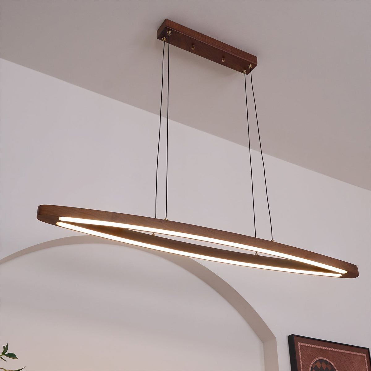 Hylan Hout Minimalistische hanglamp
