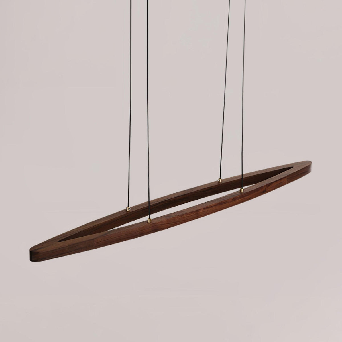 Hylan Hout Minimalistische hanglamp
