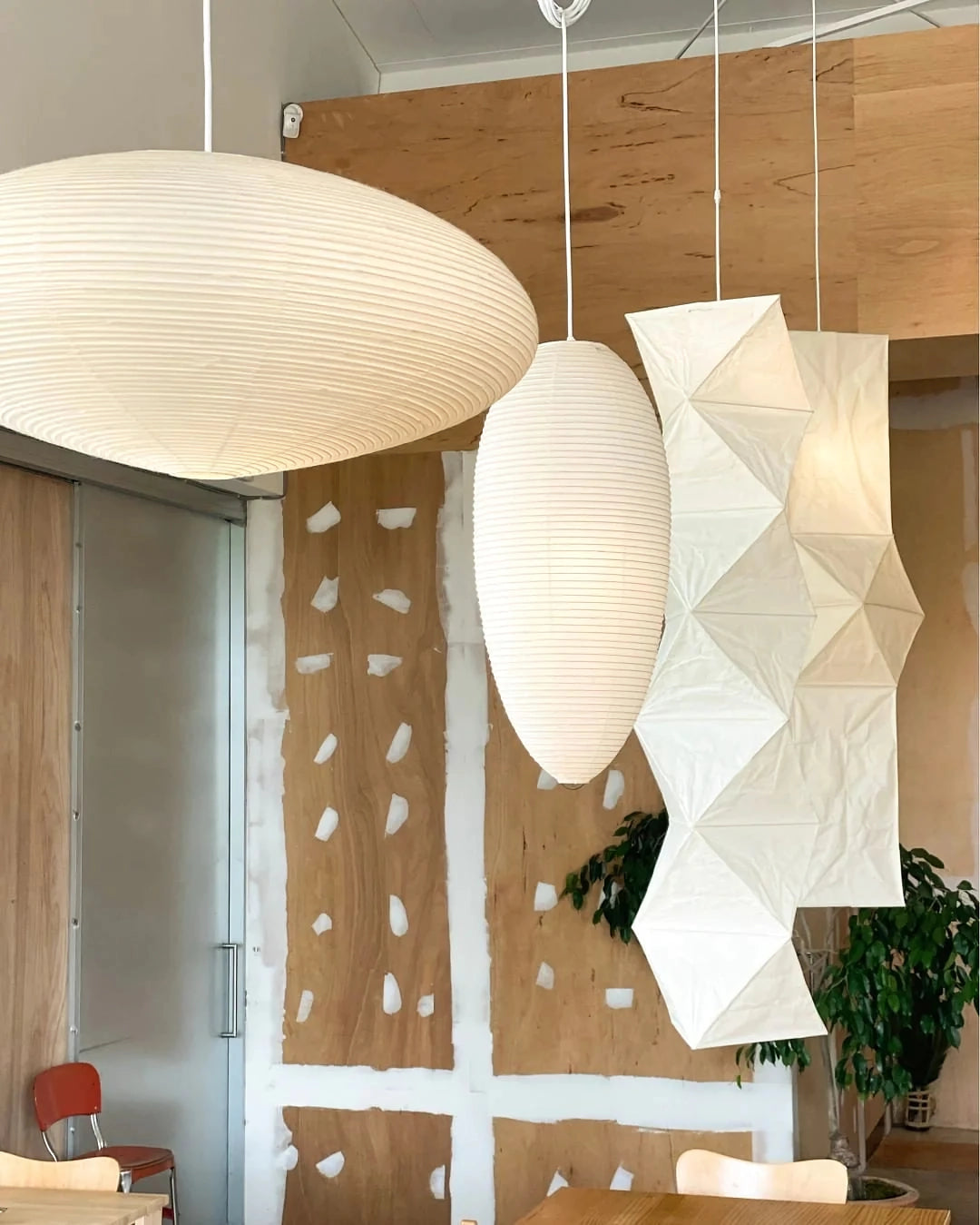 Piaiviella hanglamp washi-papier voor woonkamer
