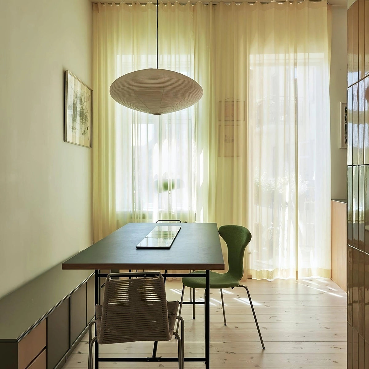 Piaiviella hanglamp washi-papier voor woonkamer