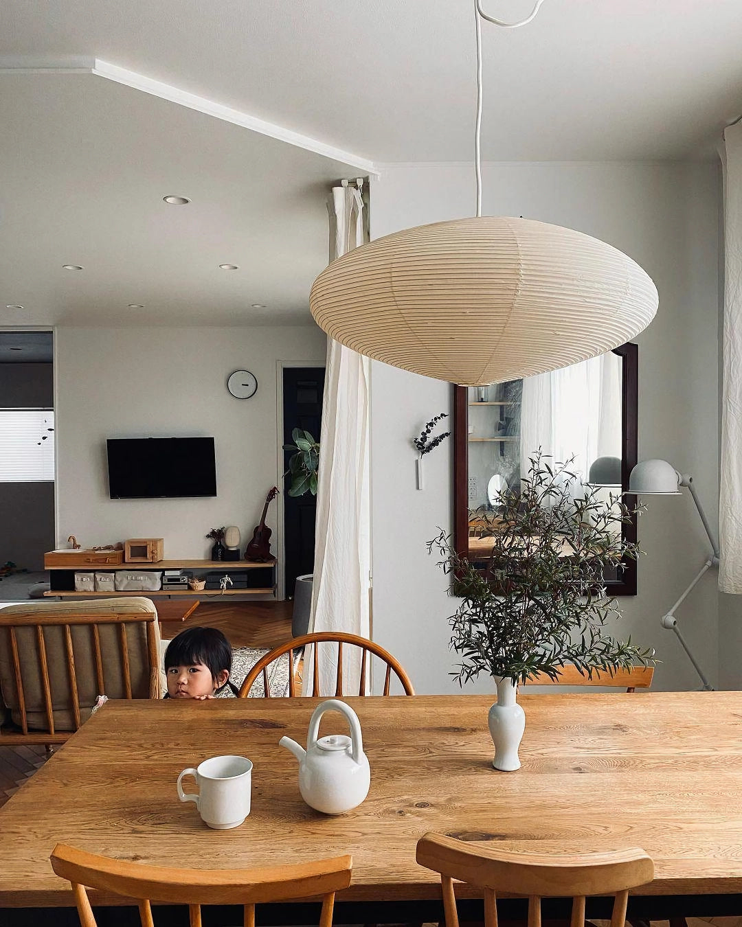 Piaiviella hanglamp washi-papier voor woonkamer