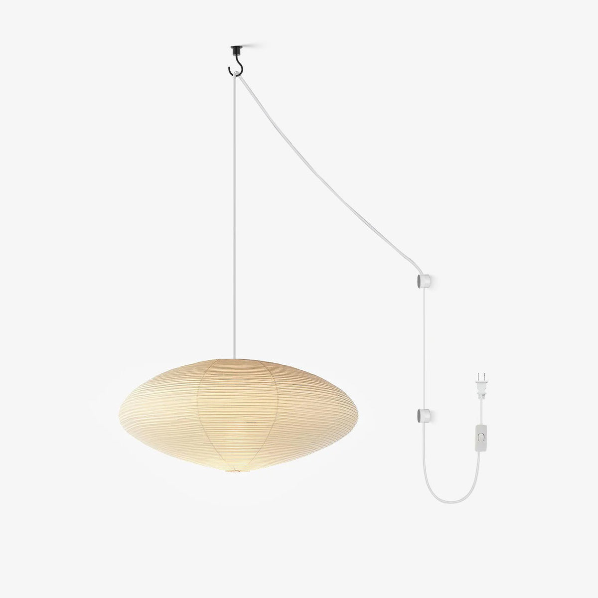 Piaiviella hanglamp washi-papier voor woonkamer