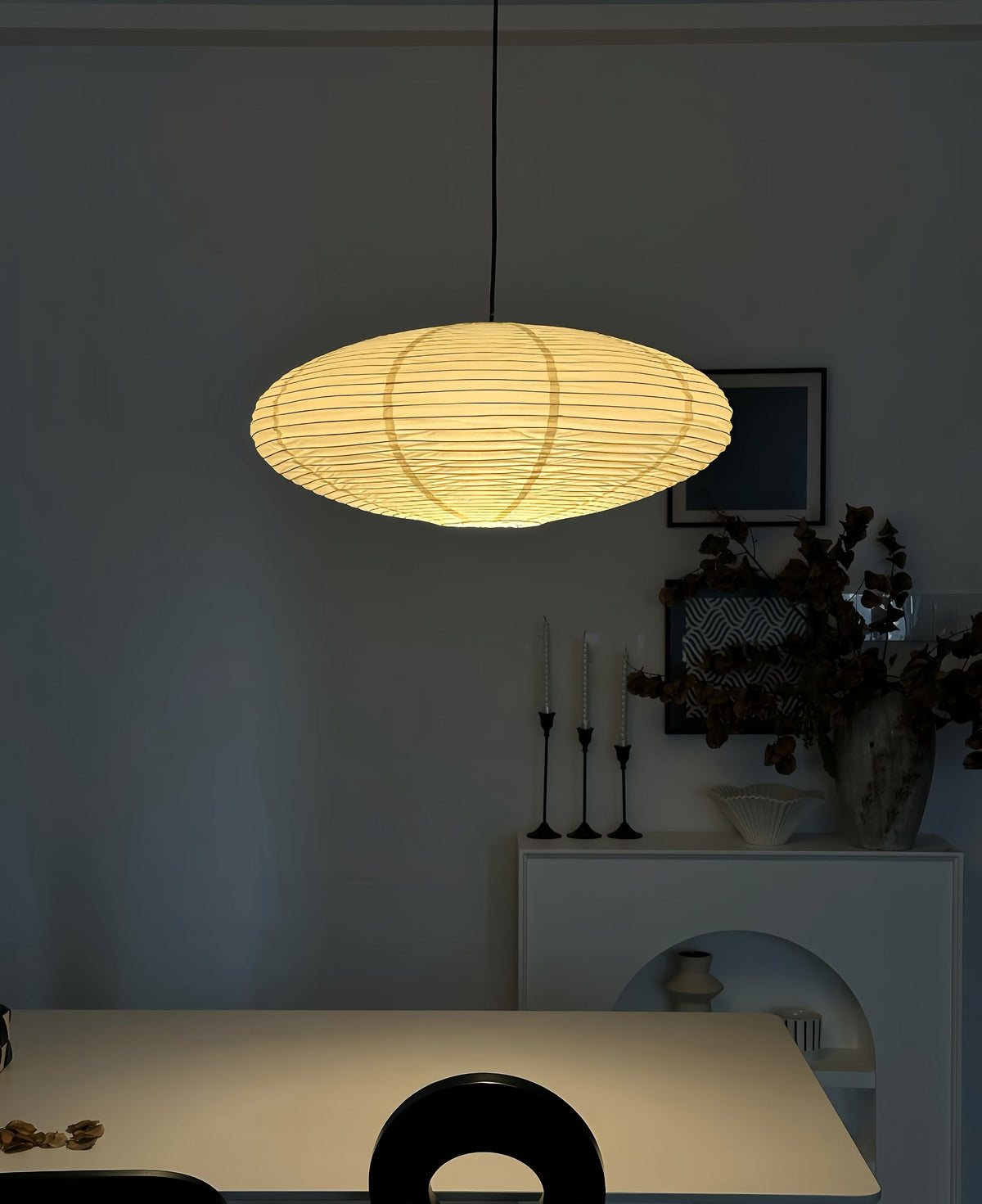 Piaiviella hanglamp washi-papier voor woonkamer