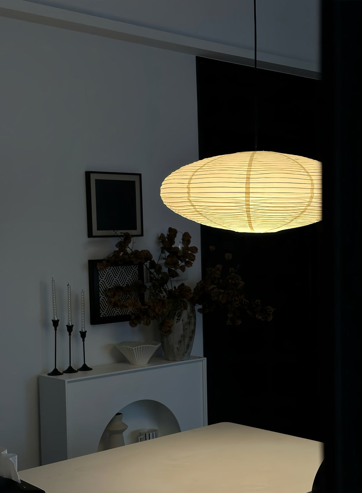 Piaiviella hanglamp washi-papier voor woonkamer