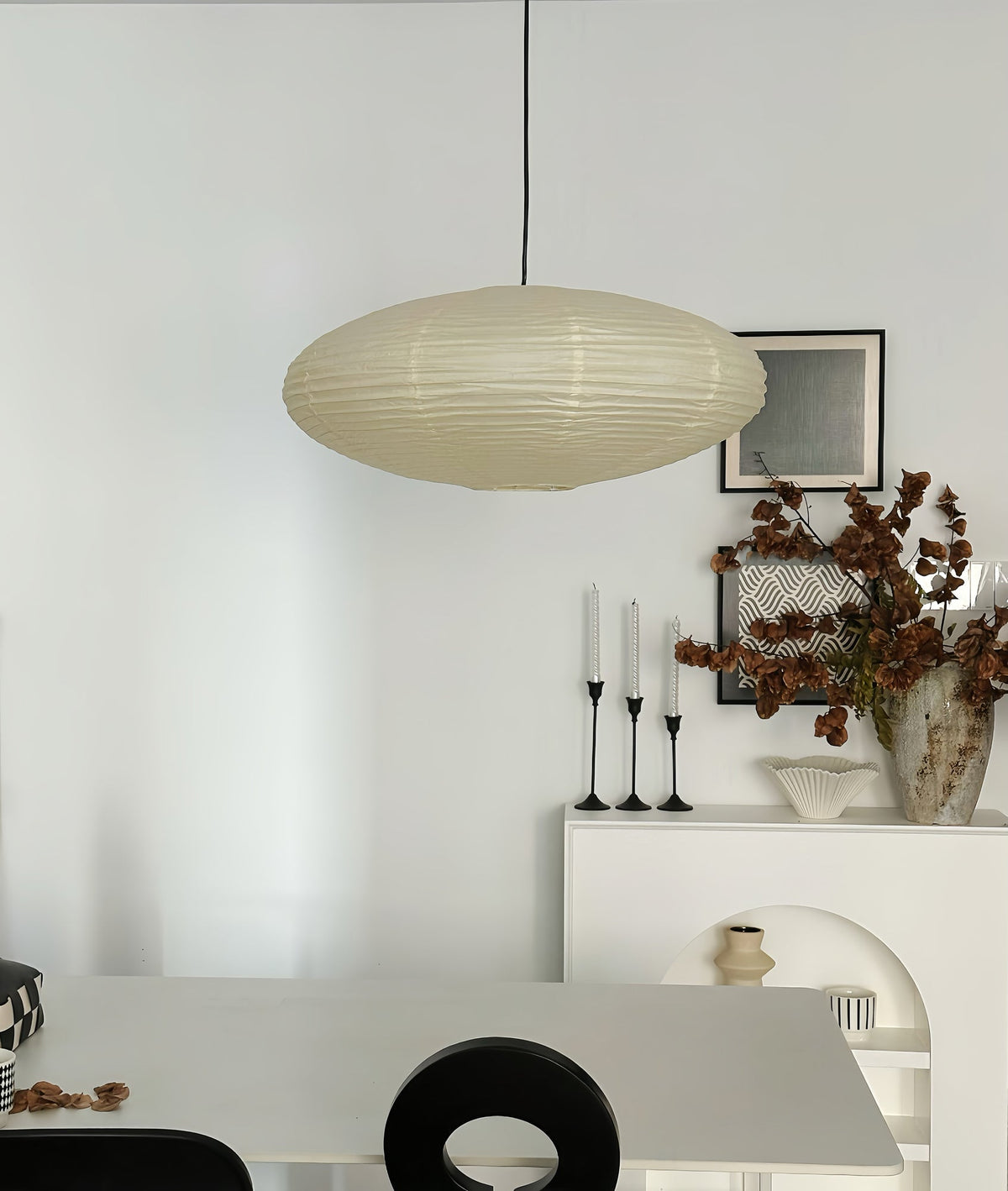 Piaiviella hanglamp washi-papier voor woonkamer
