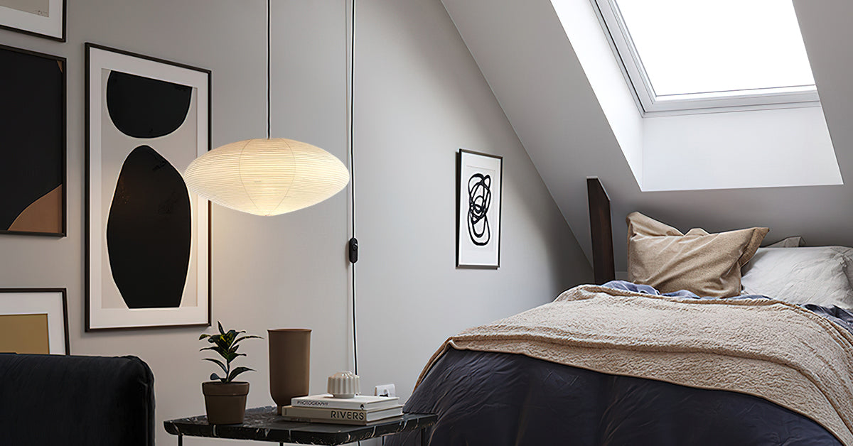 Piaiviella hanglamp washi-papier voor woonkamer