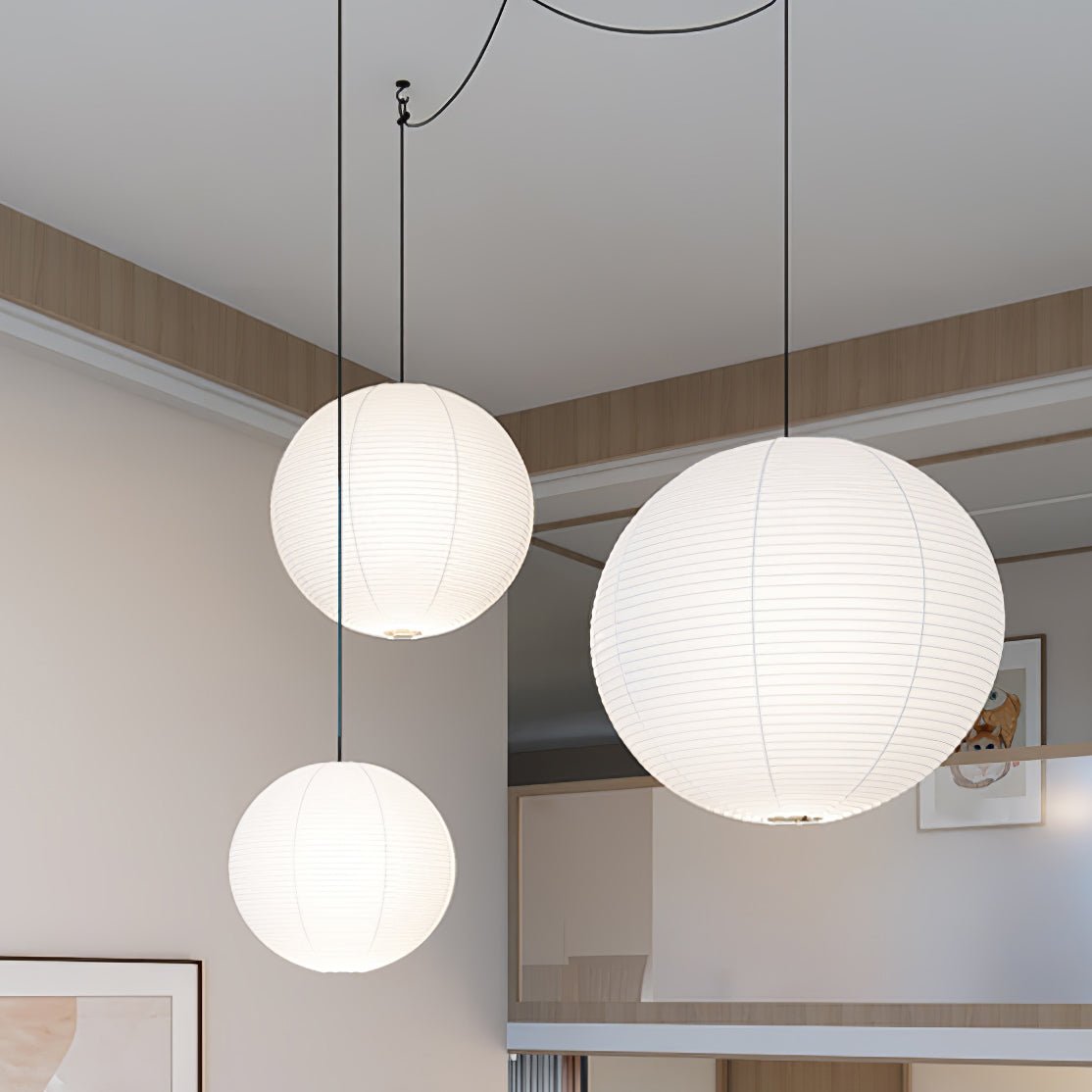 Kalemu Vintage hanglamp van muzelijn papier