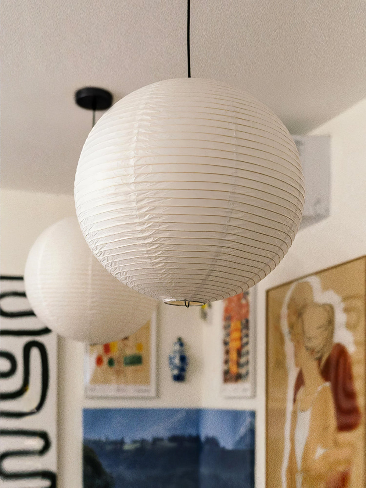 Kalemu Vintage hanglamp van muzelijn papier