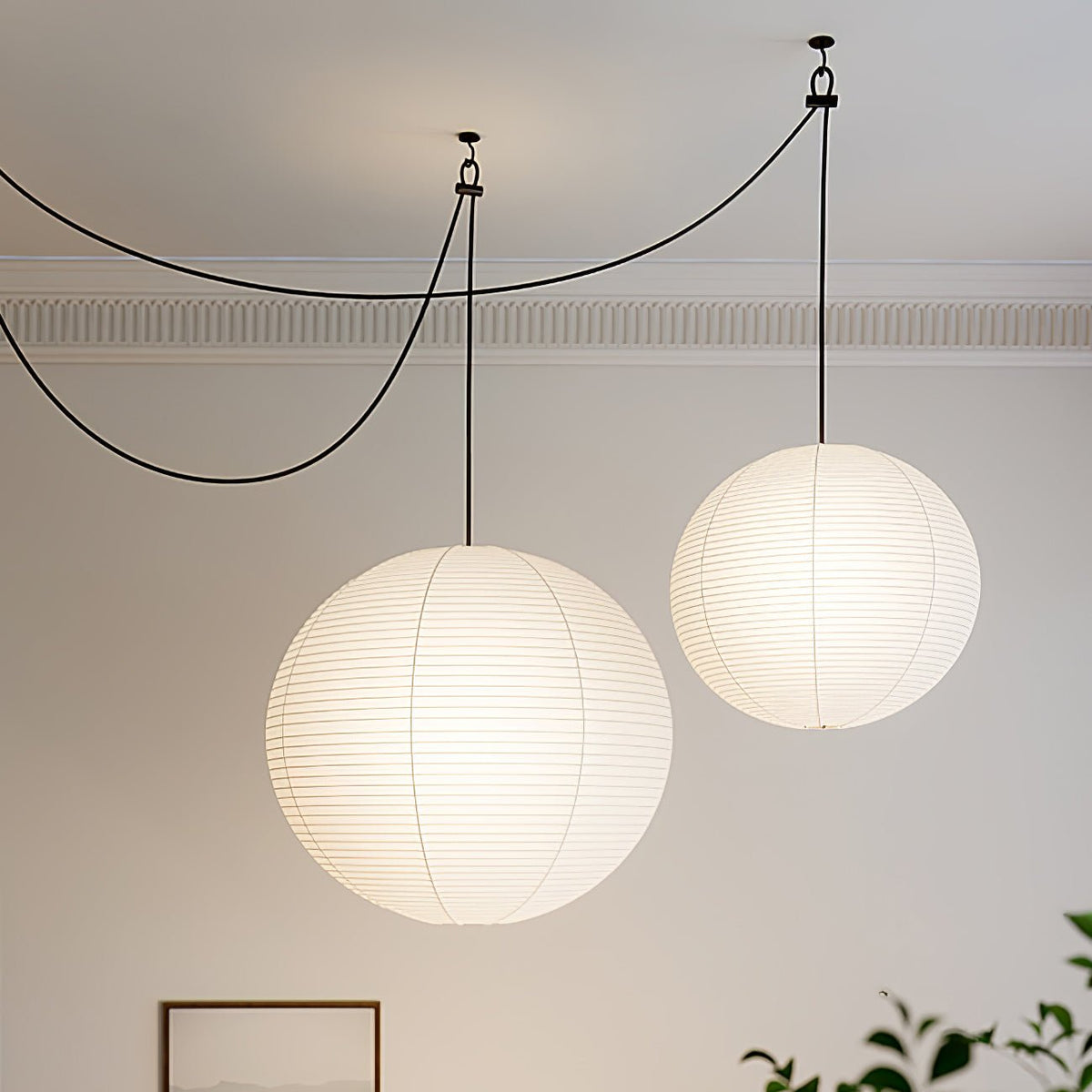Kalemu Vintage hanglamp van muzelijn papier