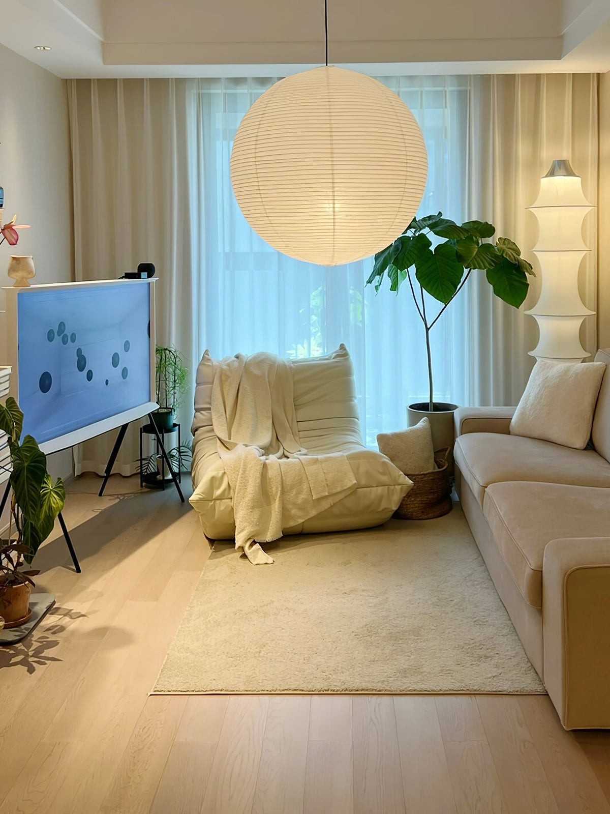 Kalemu Vintage hanglamp van muzelijn papier