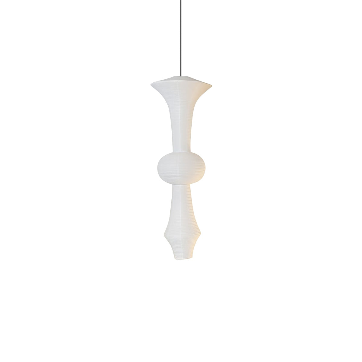 Lunirena hanglamp Washi-papier E voor woonkamer