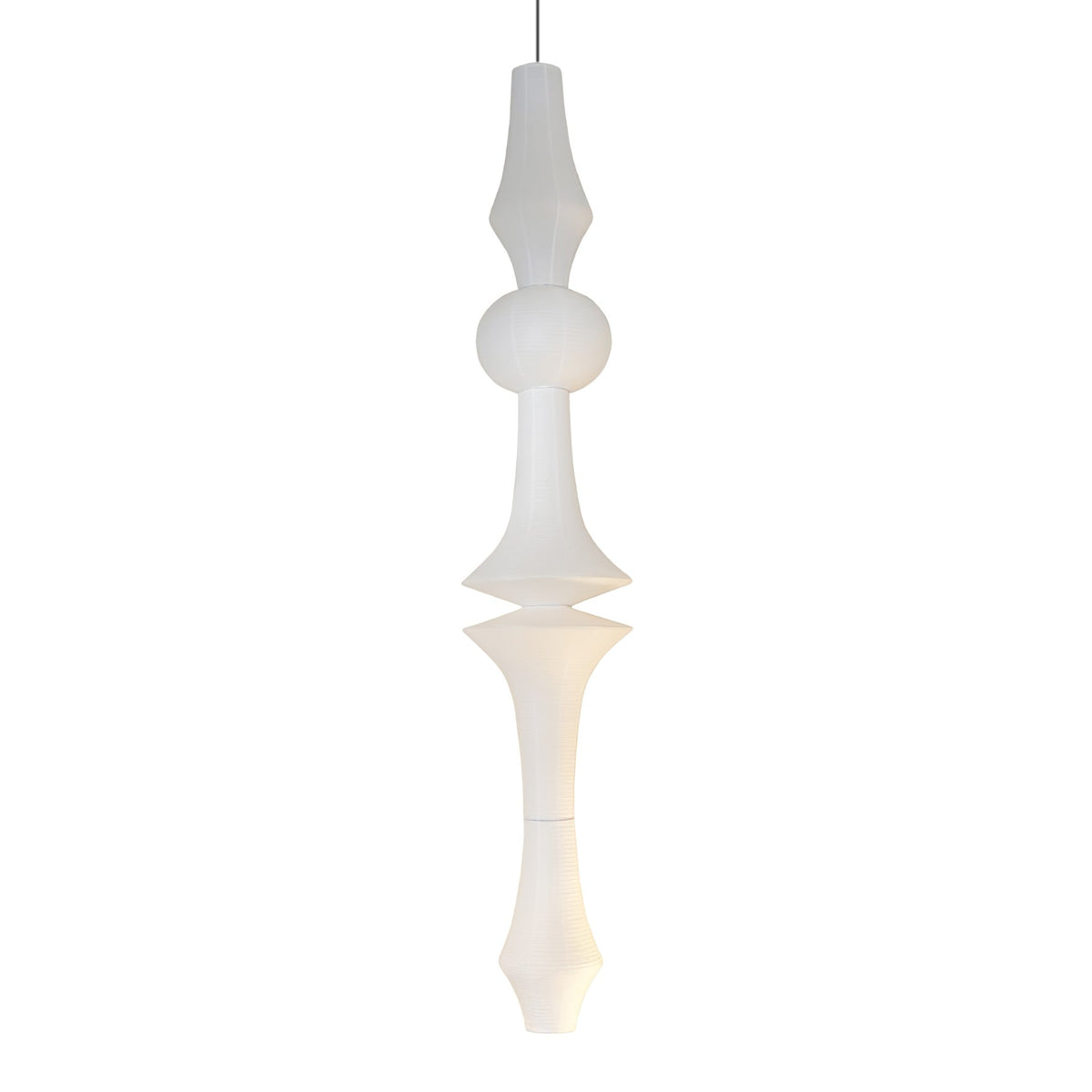 Lunirena hanglamp Washi-papier E voor woonkamer