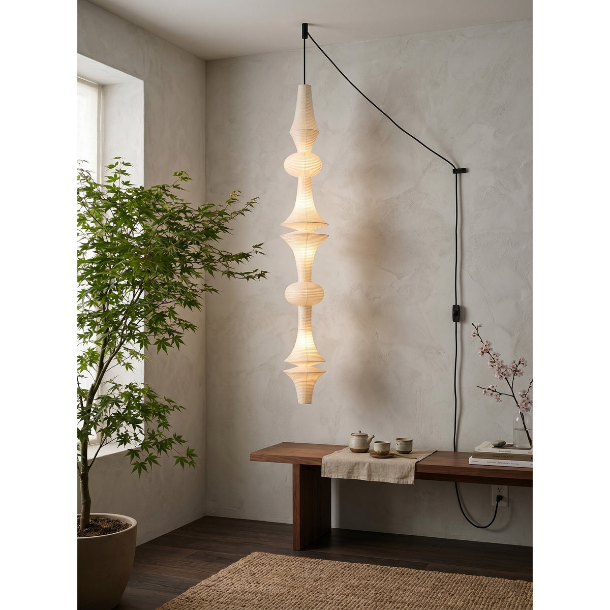 Soreneria Paper E hanglamp met Swag