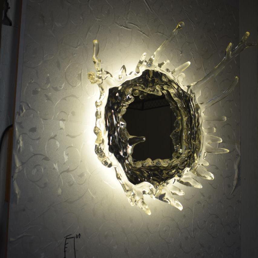 Ithox Moderne wandlamp met spiegel