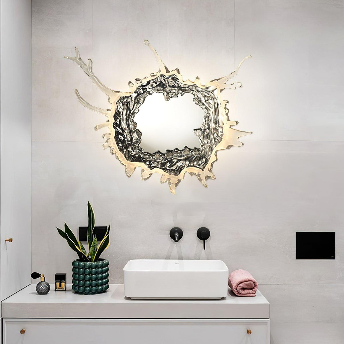 Ithox Moderne wandlamp met spiegel