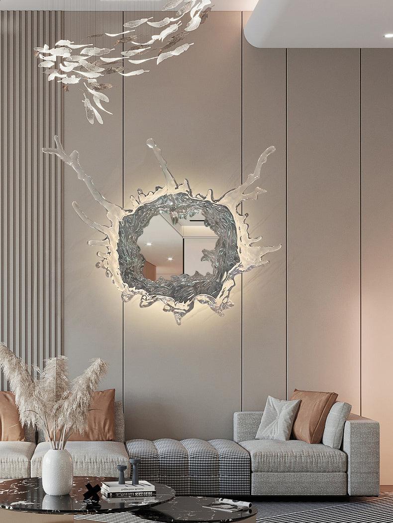 Ithox Moderne wandlamp met spiegel