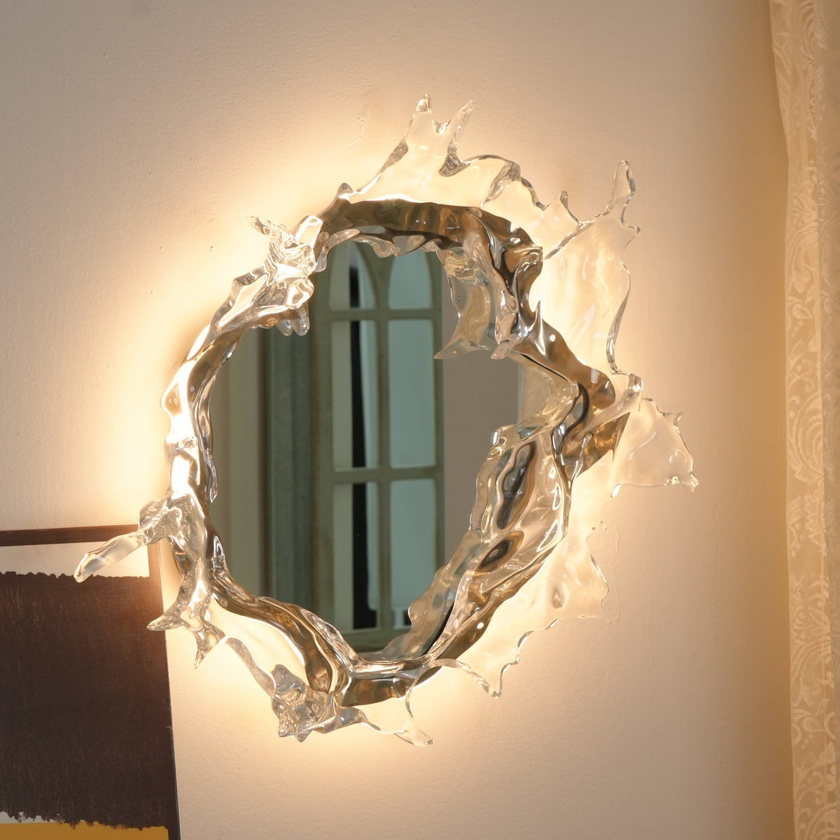 Ithox Moderne wandlamp met spiegel