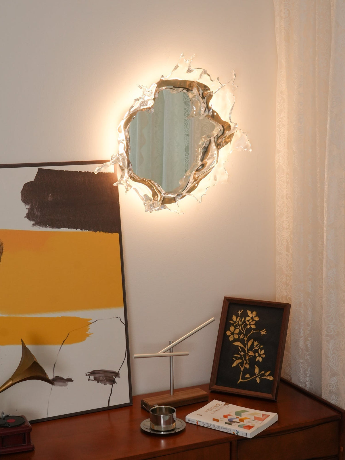 Ithox Moderne wandlamp met spiegel