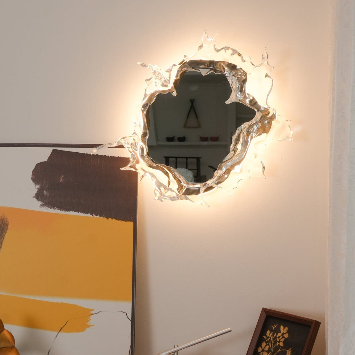 Ithox Moderne wandlamp met spiegel
