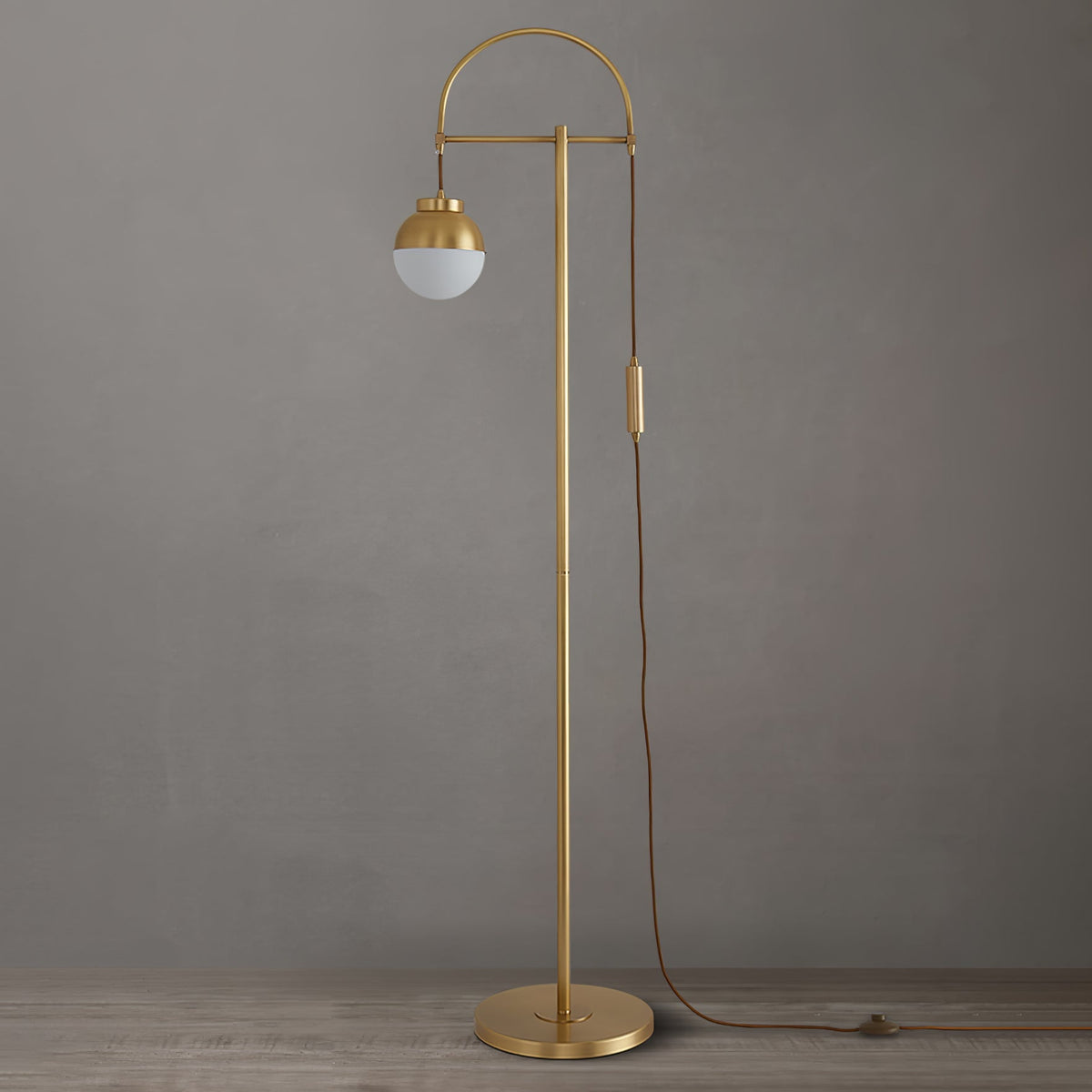Lunelis Moderne vloerlamp van goud