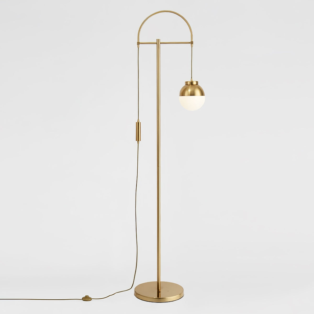 Lunelis Moderne vloerlamp van goud