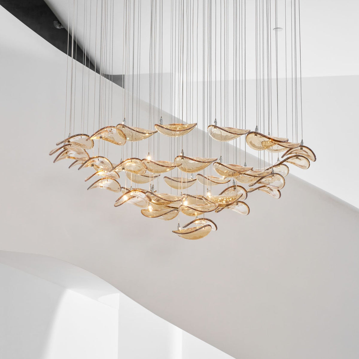 Orinthal Wave Floating Leaf Kroonluchter