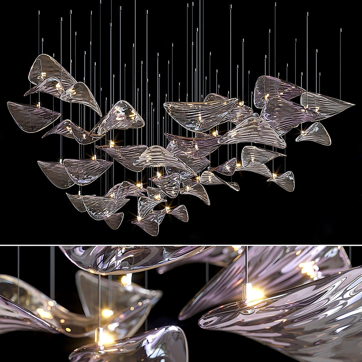 Lioris Butterfly Goud hanglamp