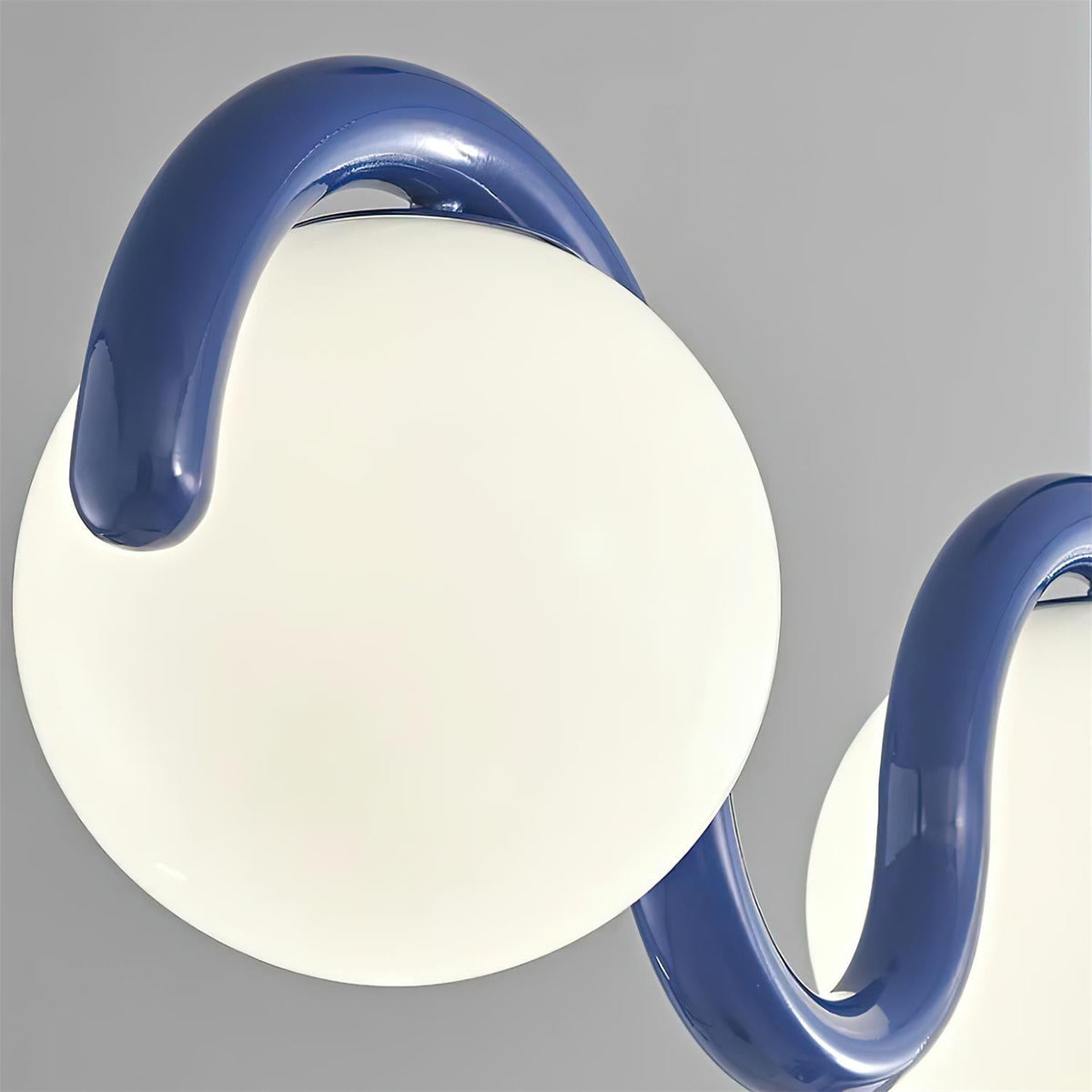Indigo kroonluchter