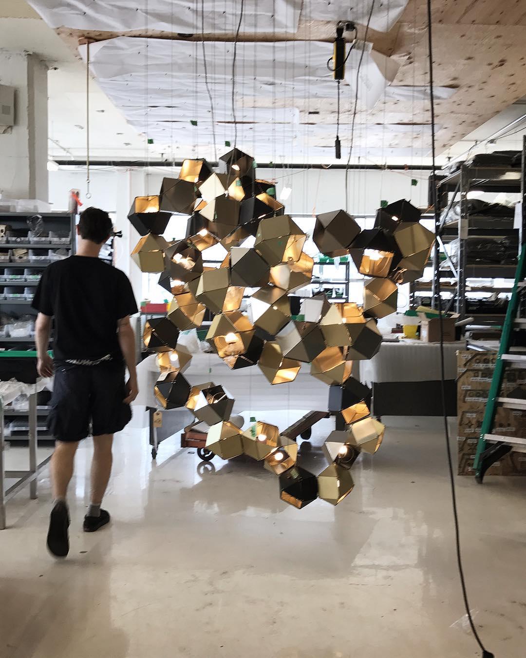 Civ Kroonluchter Geometrisch Modern