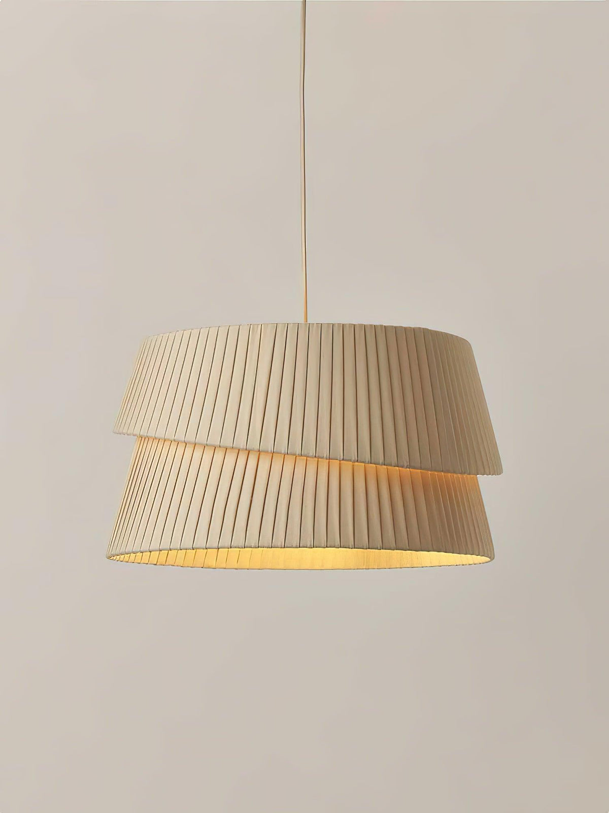 Tocan Stof Scandinavische hanglamp Beige