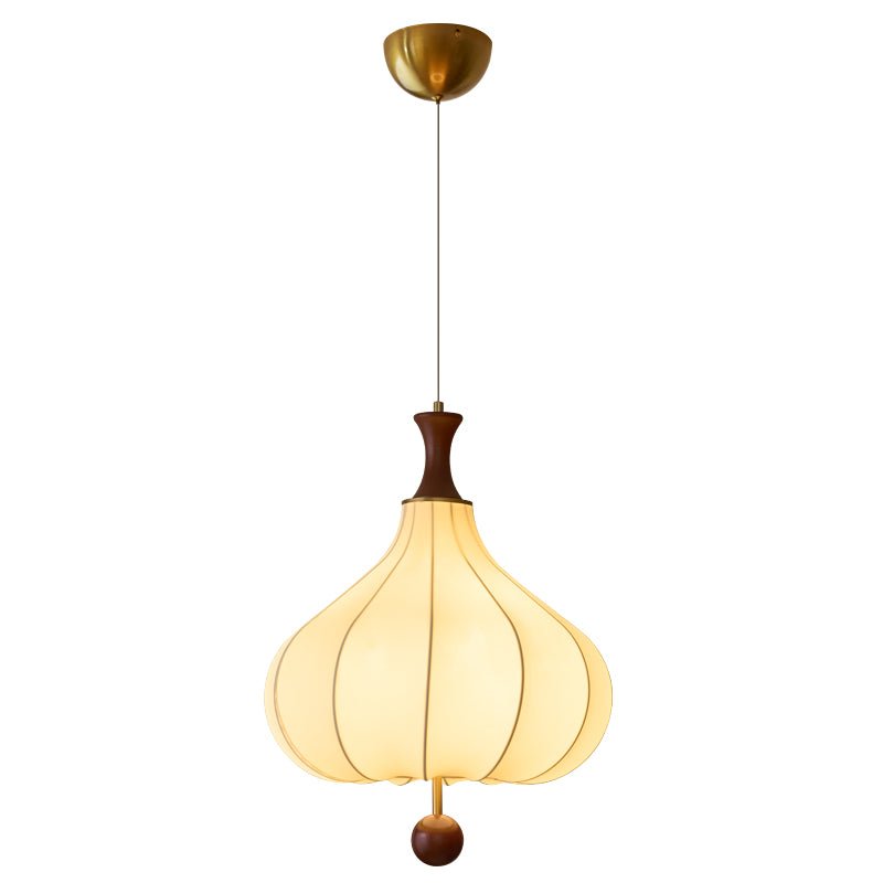Mymira Traditionele elegantie hanglamp van walnoothout