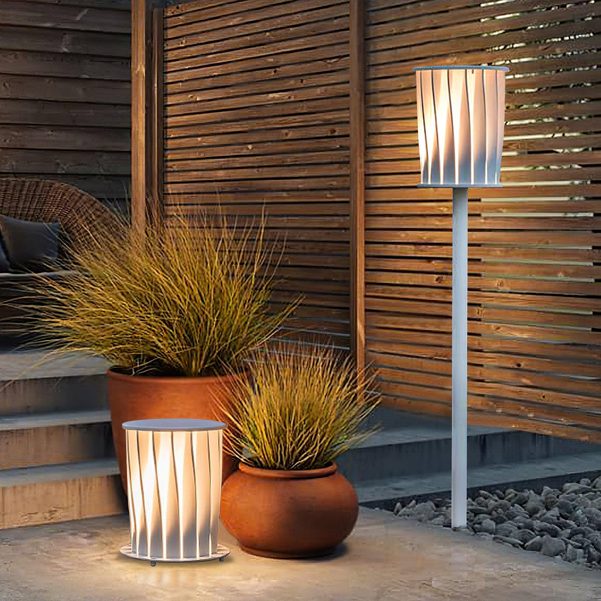 Flare Moderne buitenwandlamp van aluminium