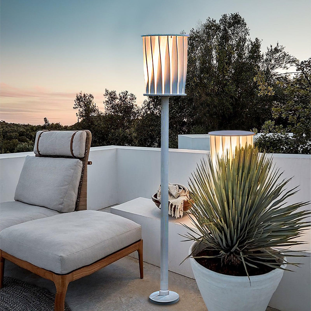 Flare Moderne buitenwandlamp van aluminium