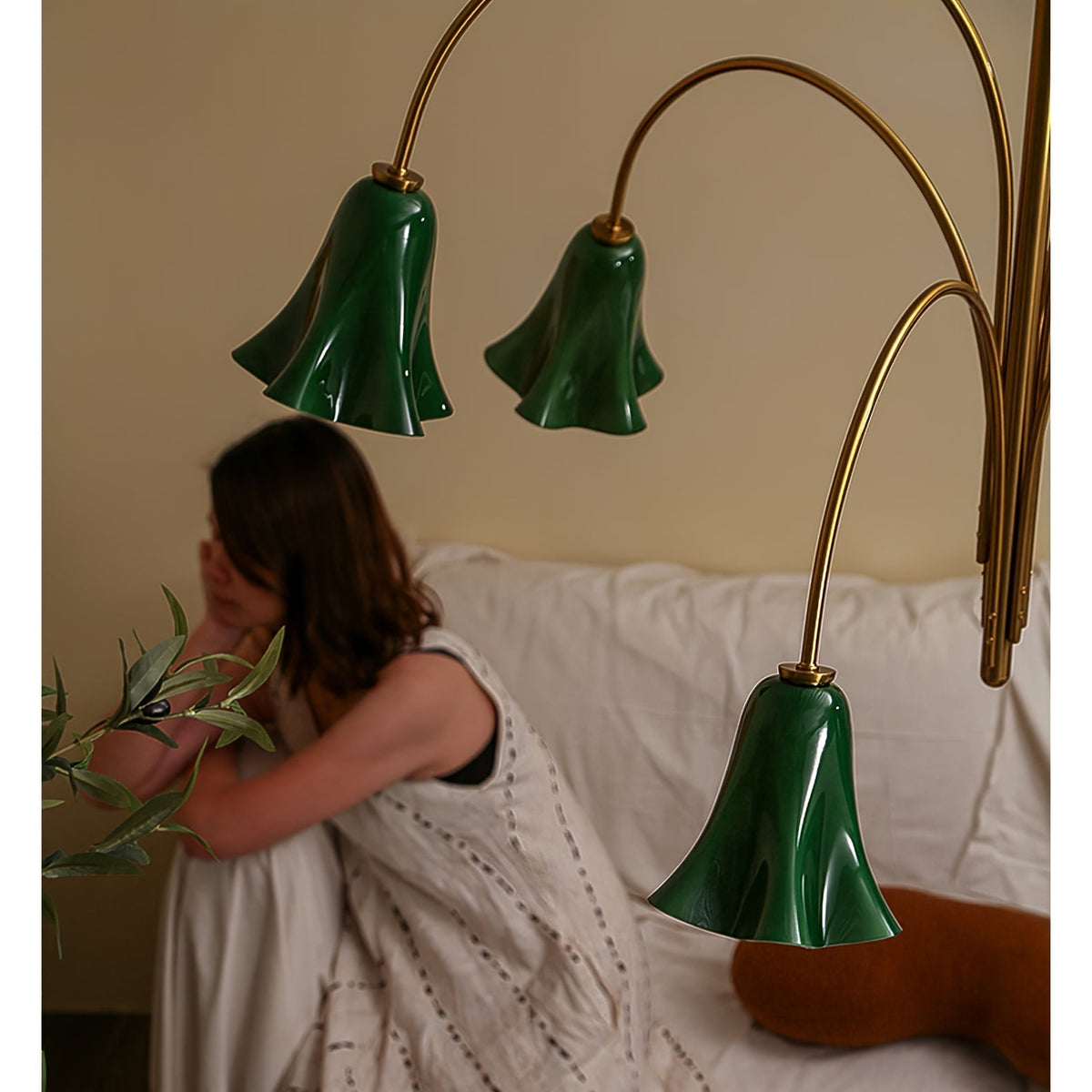EmeraldBell Kroonluchter van glas