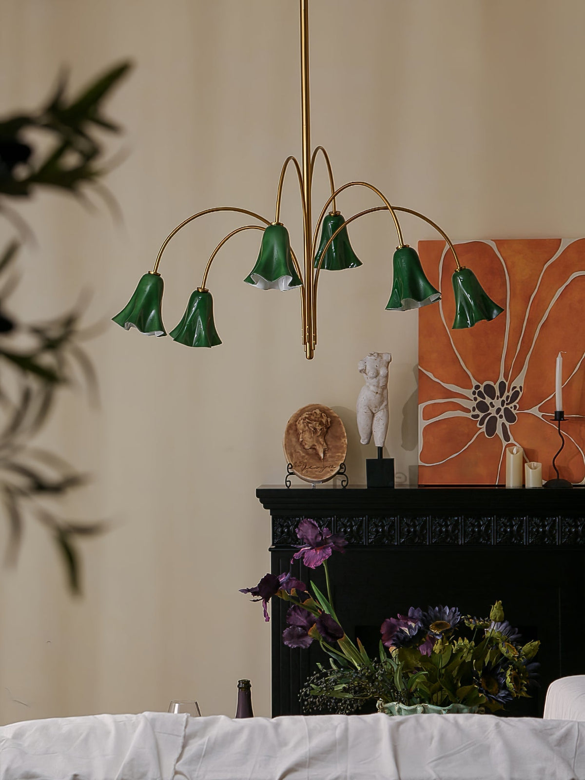 EmeraldBell Kroonluchter van glas