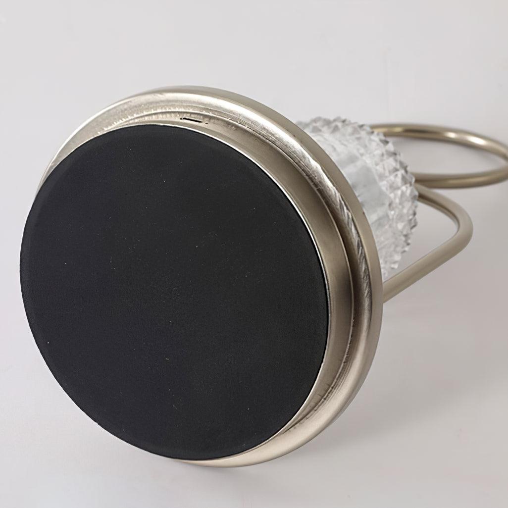 Bell vintage tafellamp met glazen kap