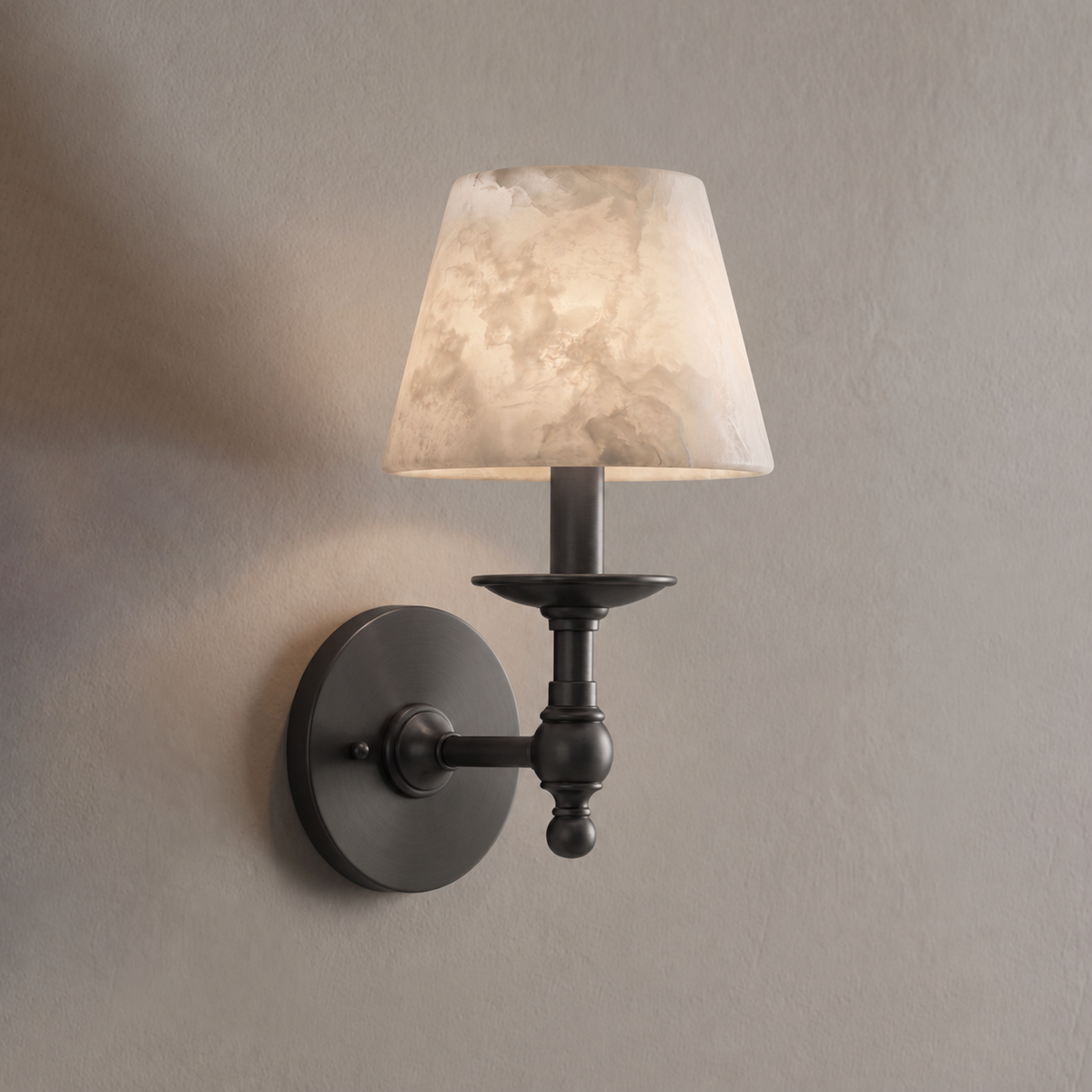 Corvenford Albasten wandlamp