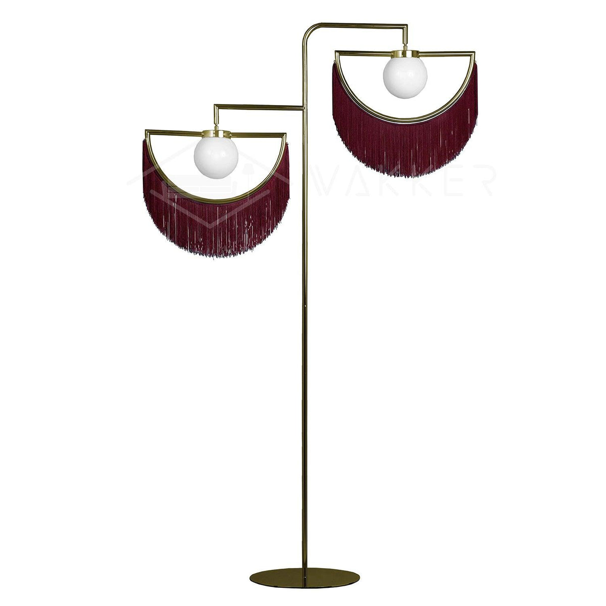 Dexe moderne vloerlamp in roze