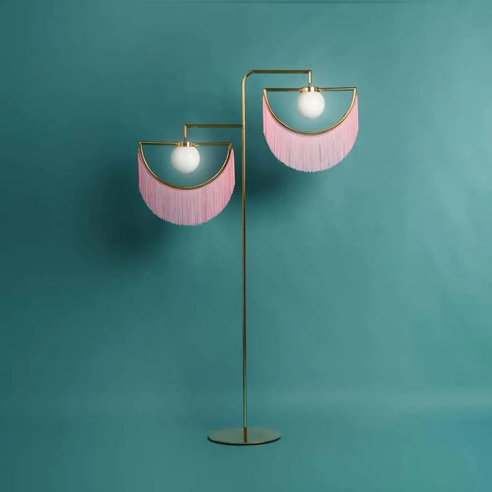 Dexe moderne vloerlamp in roze