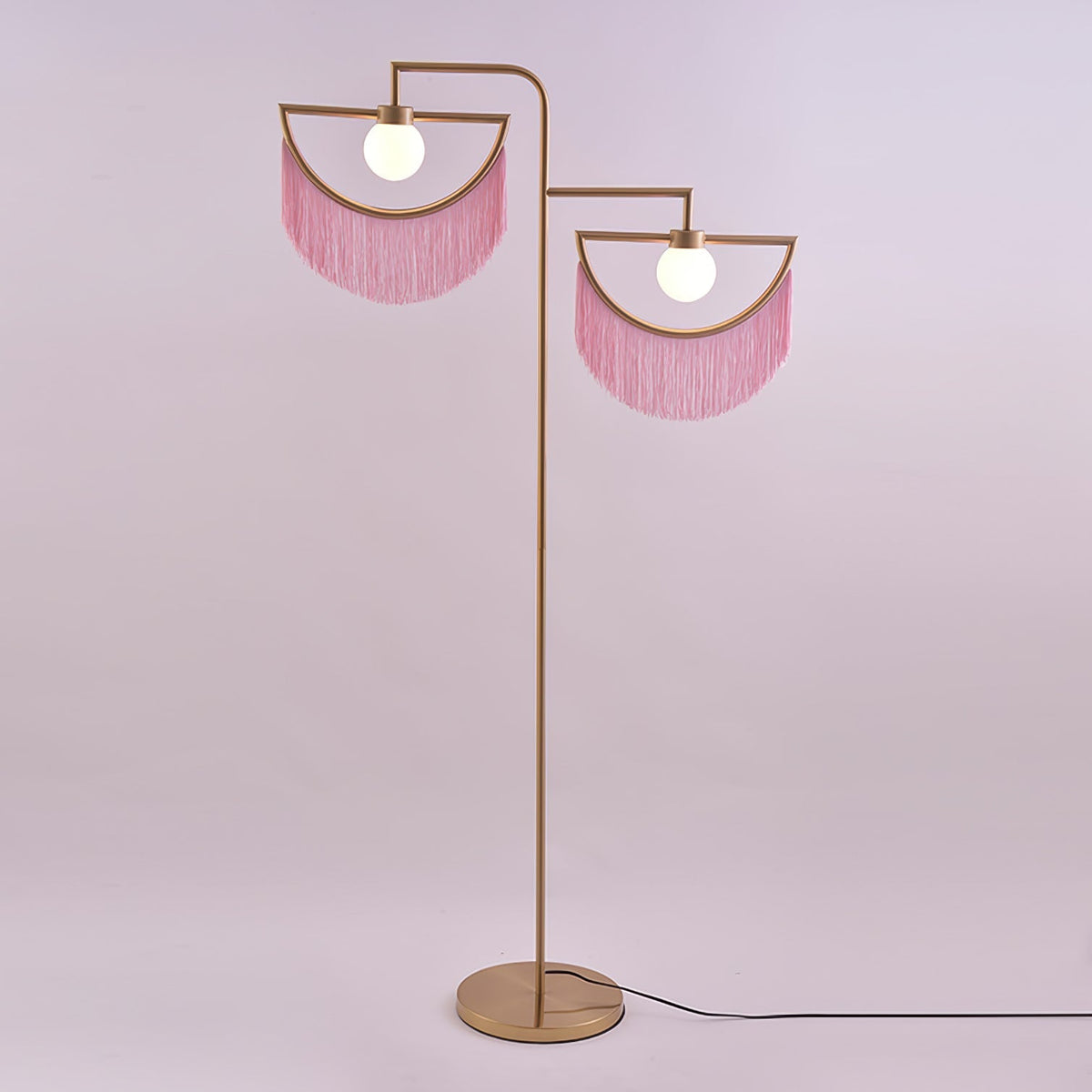 Dexe moderne vloerlamp in roze
