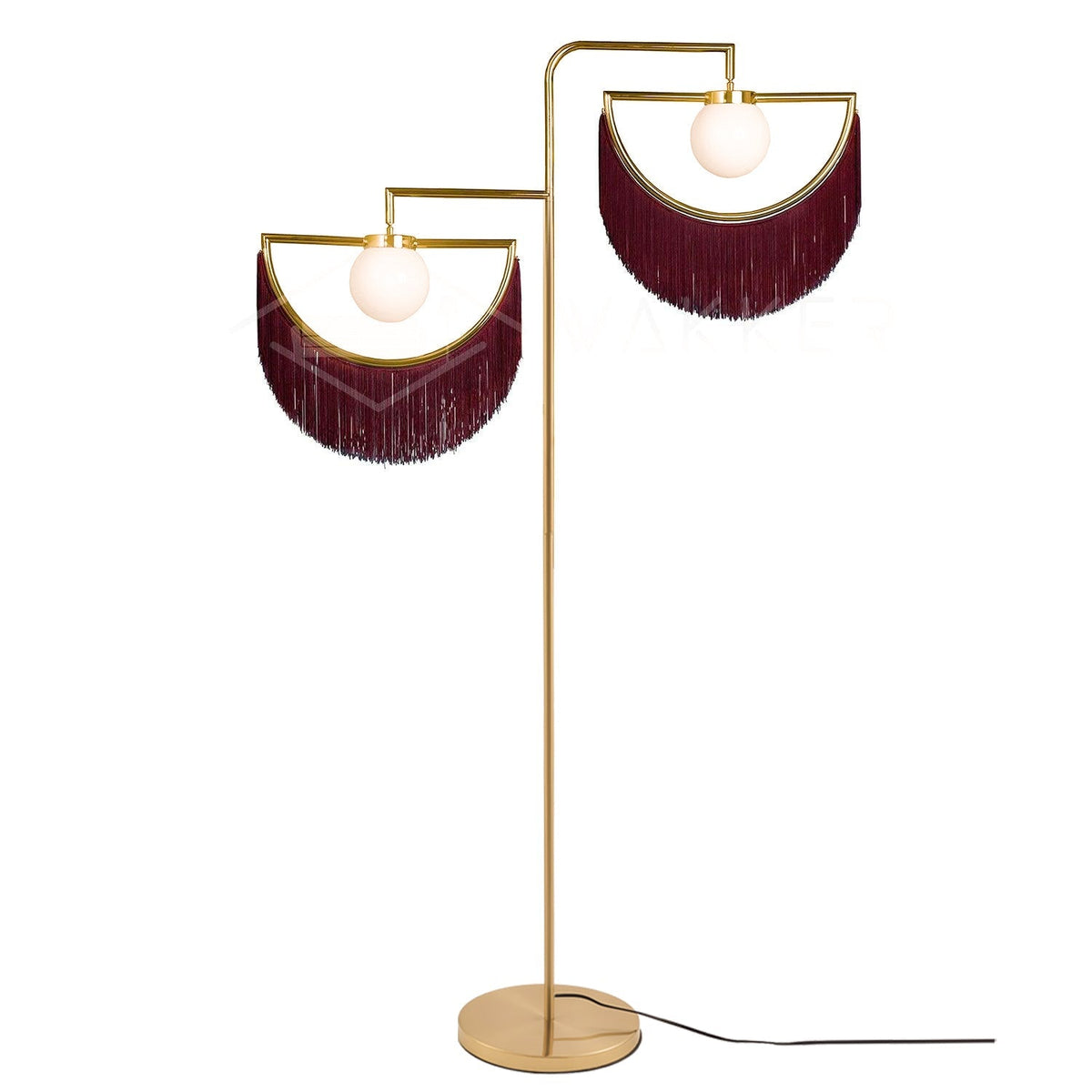 Dexe moderne vloerlamp in roze