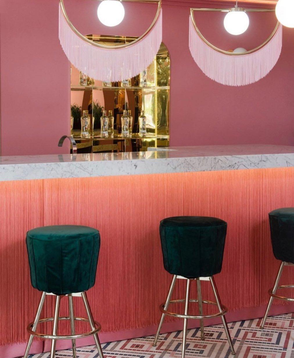 Sirove hanglamp met stoffen franjes bol retro bohemian