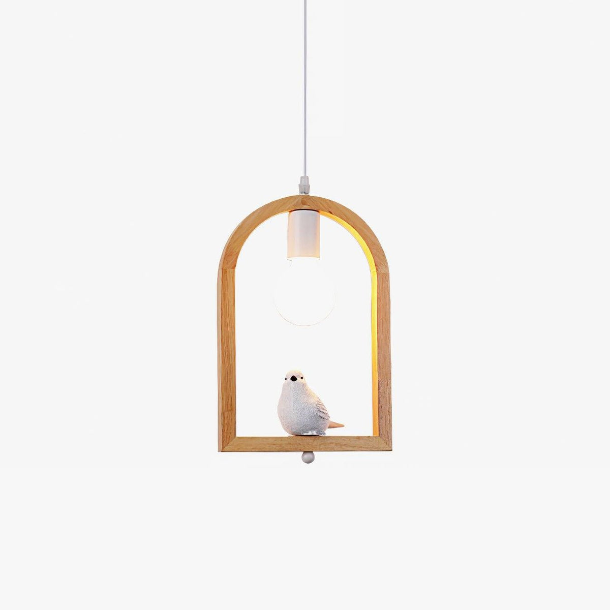 Ceda hanglamp van eiken hout en hars