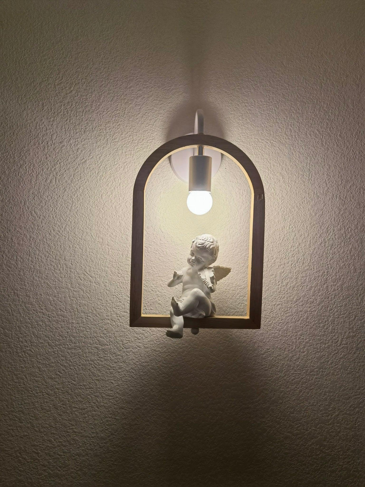 Cari Noords Kunst Vogel hars wandlamp