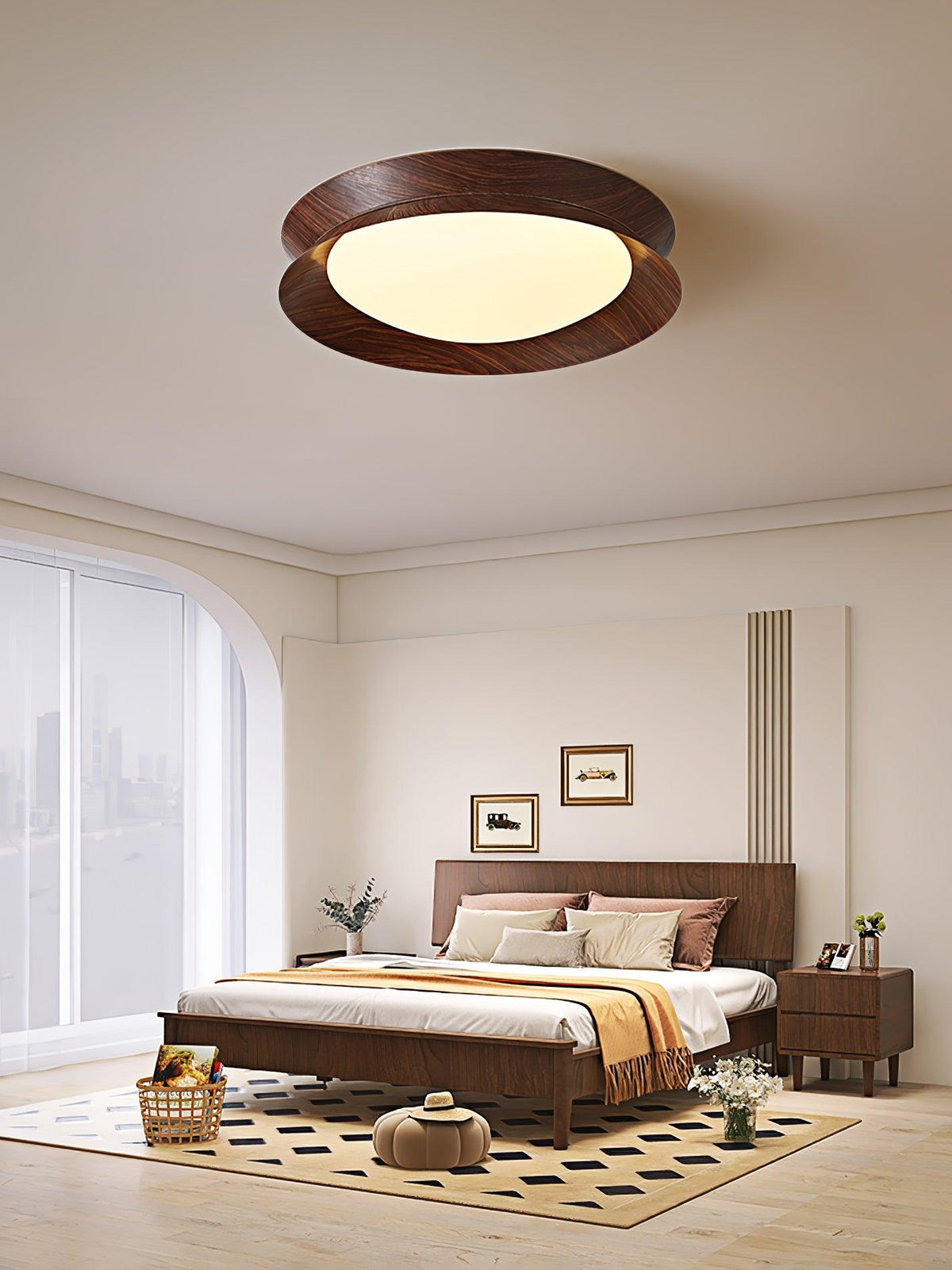 Acor plafondlamp Double Half Round Nordic