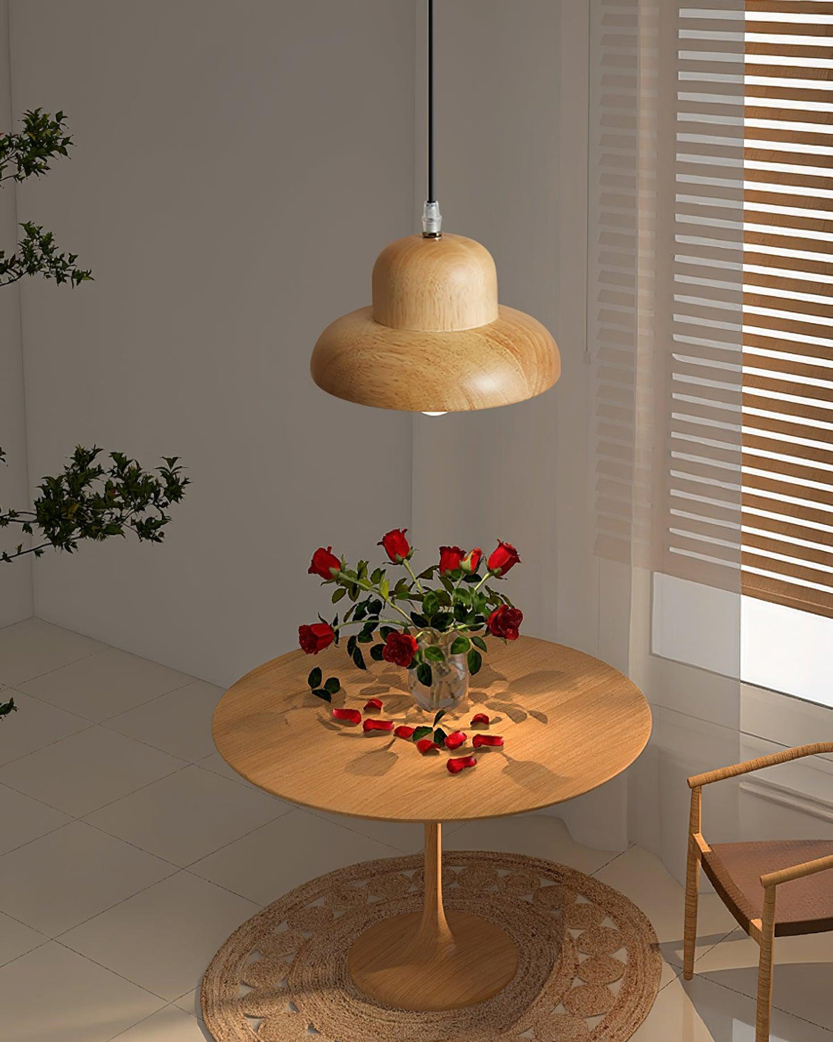Ida hanglamp van hout