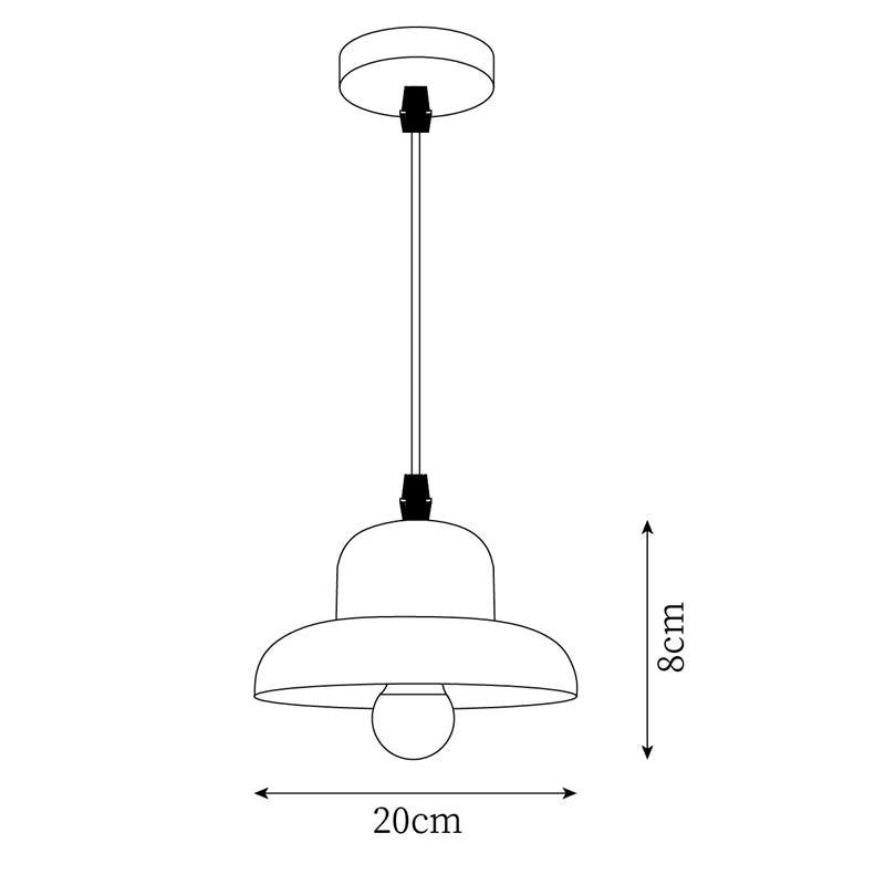 Ida hanglamp van hout