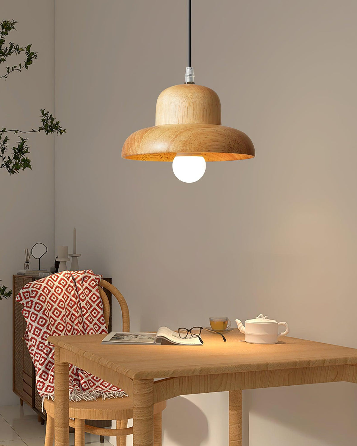 Ida hanglamp van hout