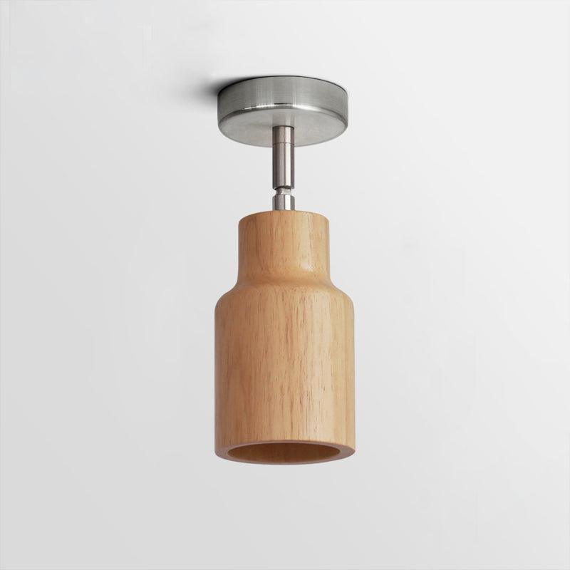 Elviian Plafondlamp Hout Spotrail Verstelbaar lichtpunten